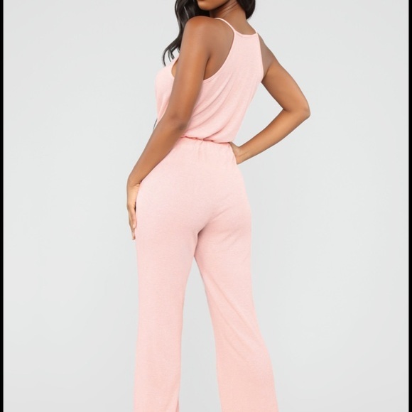 HOSTPICK!🌸Cozy pink wrap front romper - Picture 4 of 5
